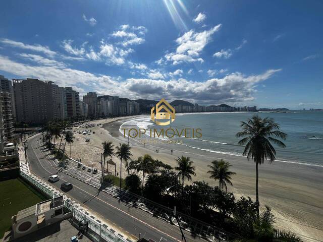 #TOP2398 - Apartamento Frente Mar para Locação em Guarujá - SP